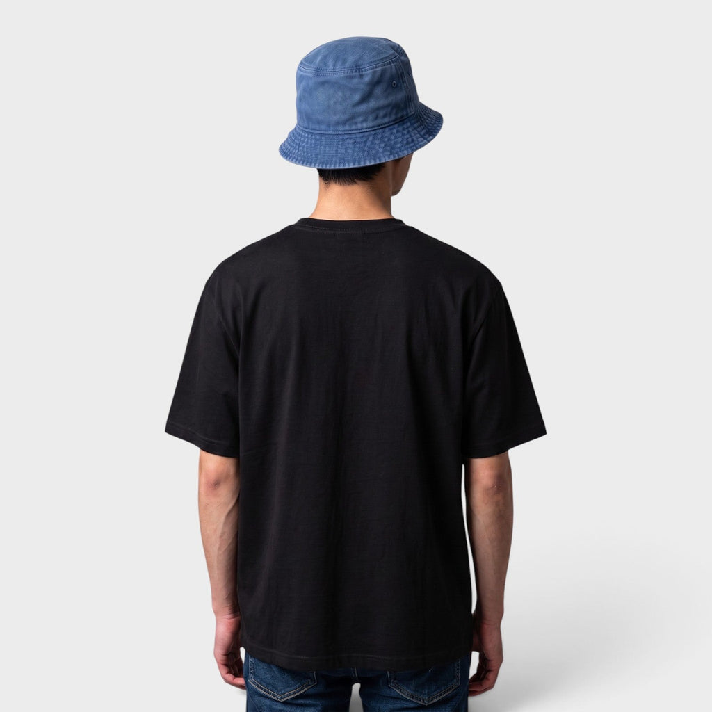 WIP Garrison Bucket Hat Stone Dyed Blue