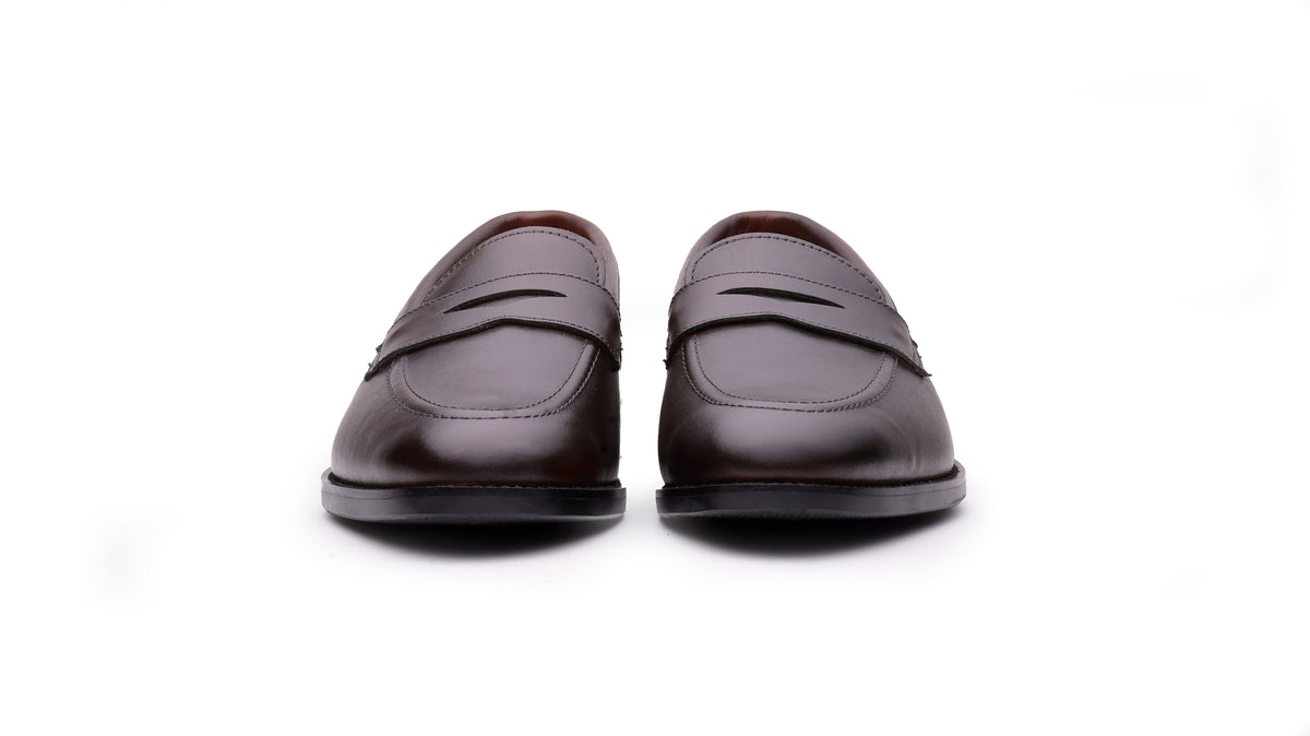 VENTOR Men's Leather Penny Loafers
