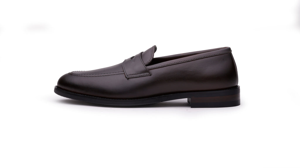 VENTOR Men's Leather Penny Loafers