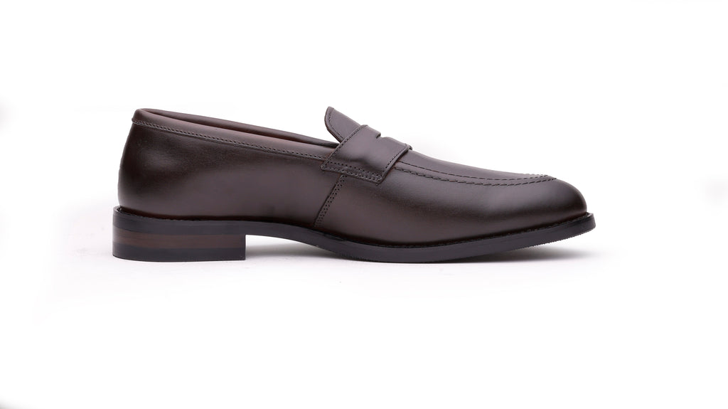 VENTOR Men's Leather Penny Loafers