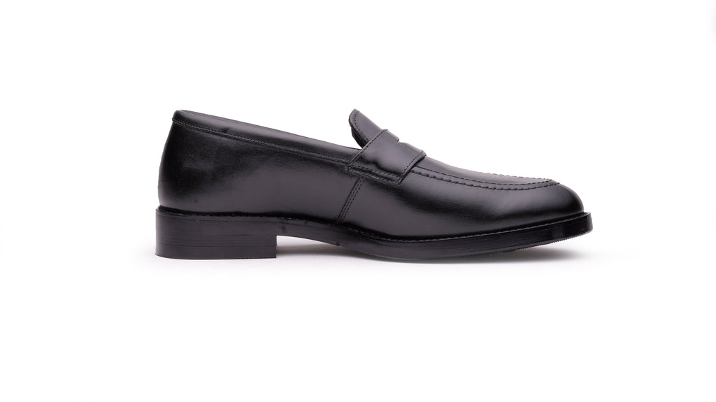 QUIVE London Ventor Men's Leather Penny Loafers