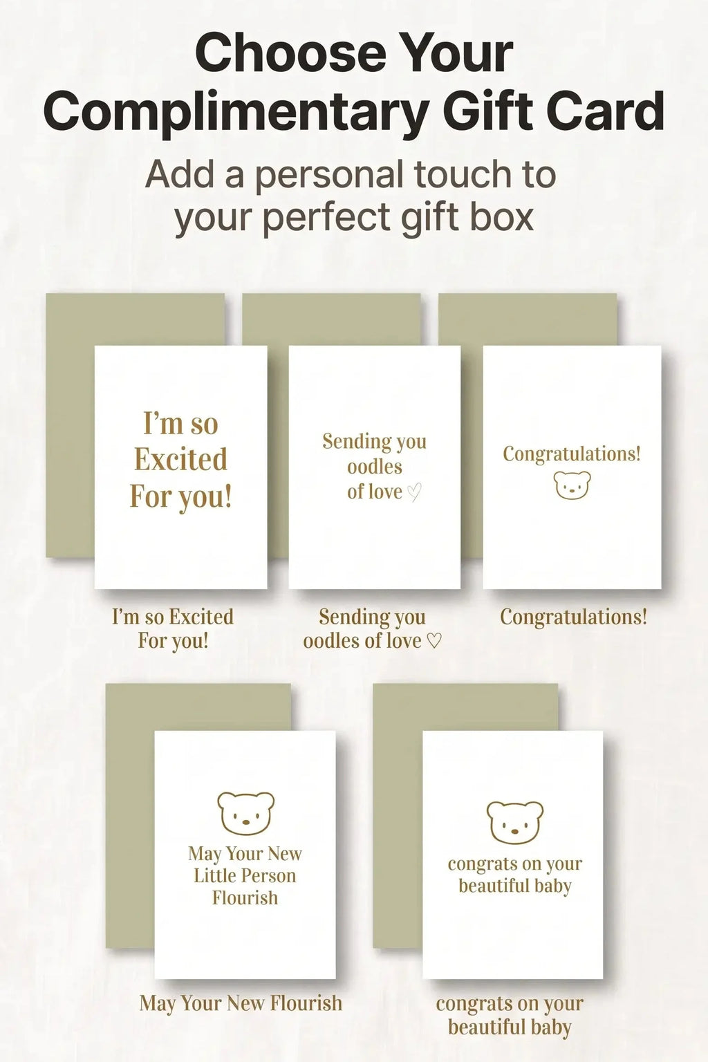 The Cozy Boucle Baby Bear Personalised Gift Box