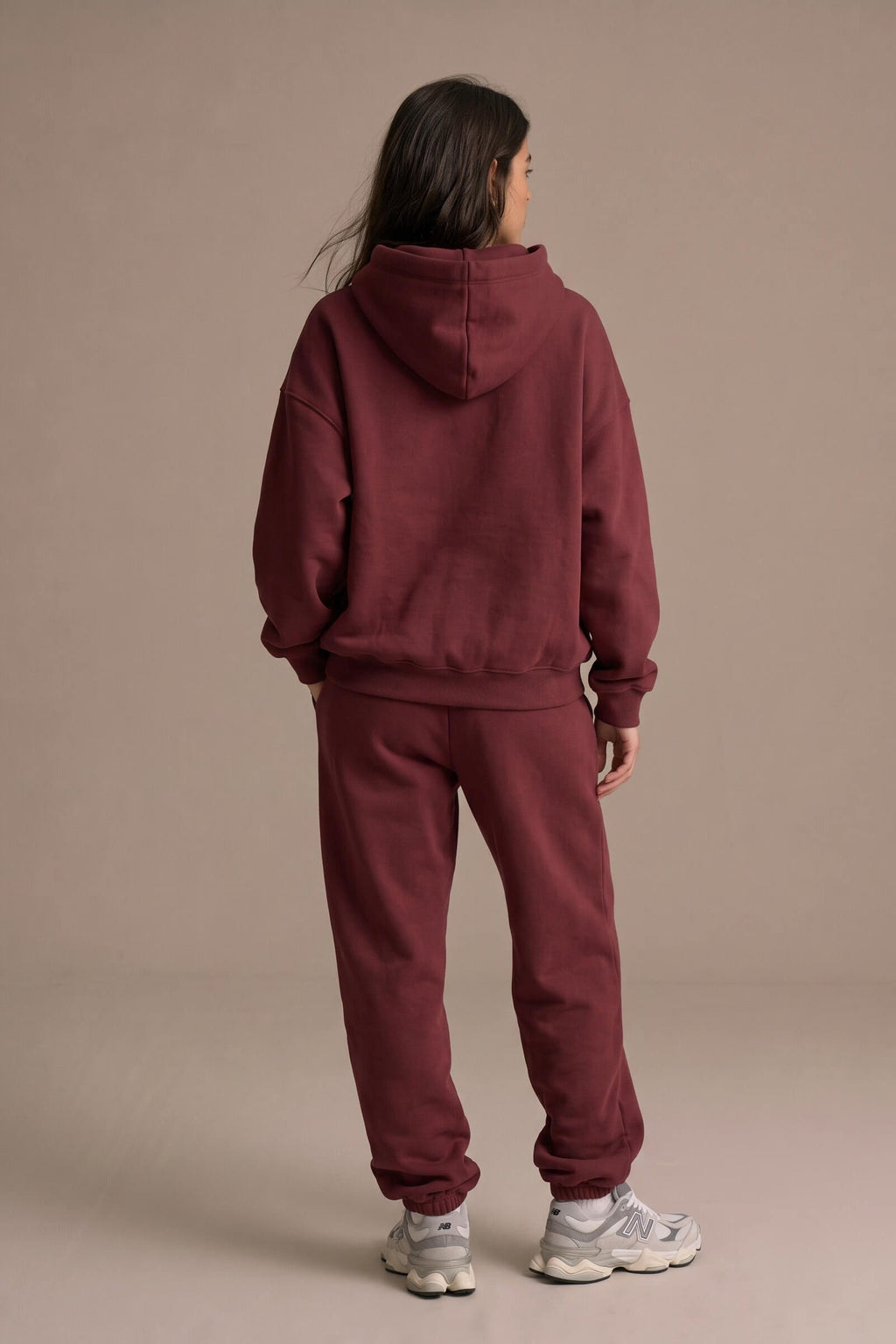 COZY Adult Tracksuit Burgundy Set