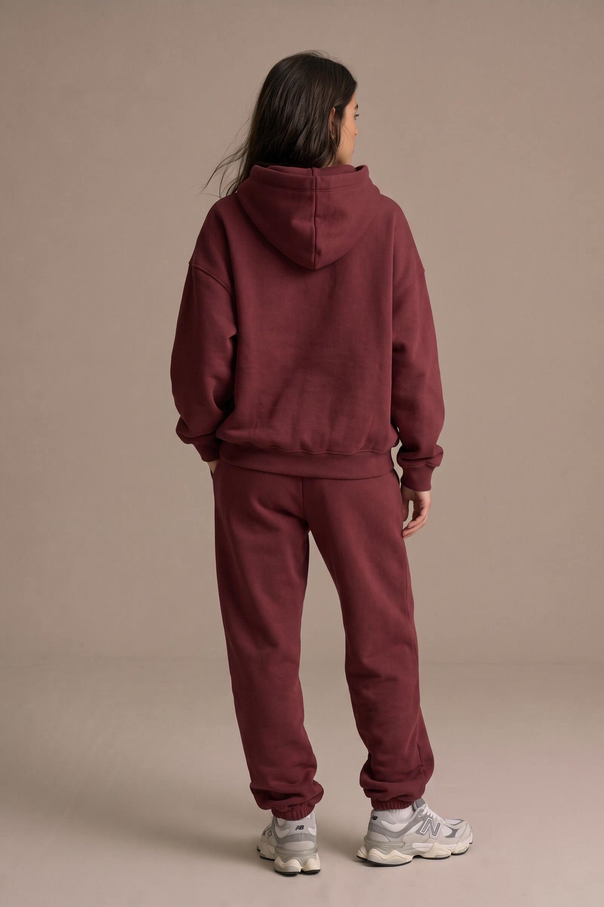 COZY Adult Tracksuit Burgundy Set