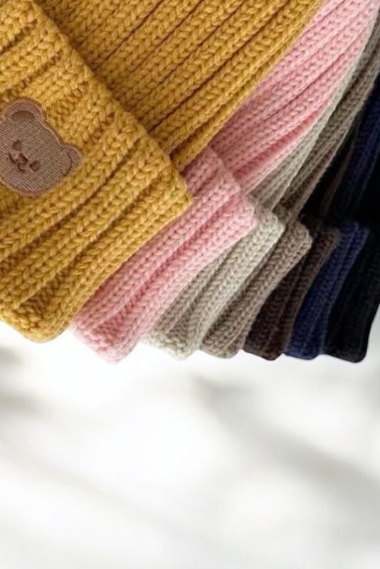 Knitted Bear Beanie