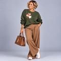 Cotton Triple Heart Sweatshirt