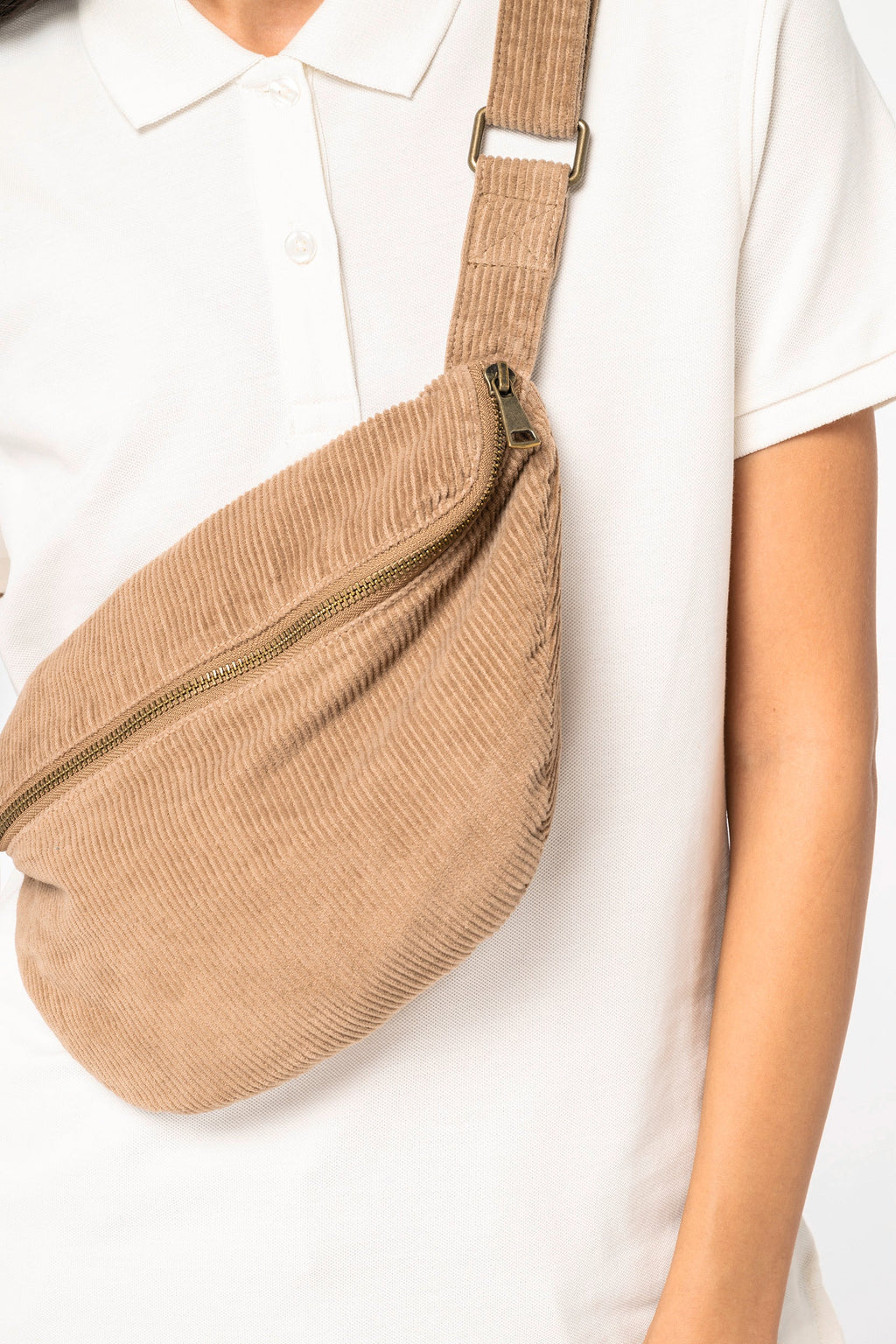 Organic Corduroy Faded Waist Bag