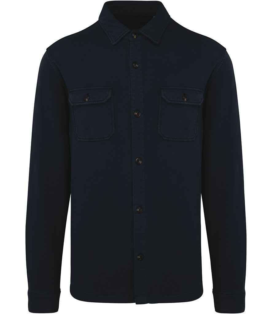 Organic Faded Overshirt: Mens
