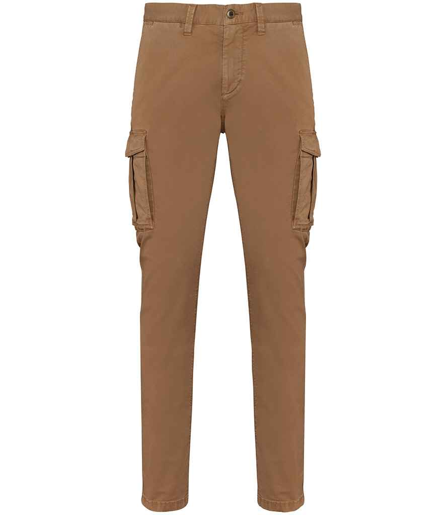 Organic Washed Cargo Trousers: Mens