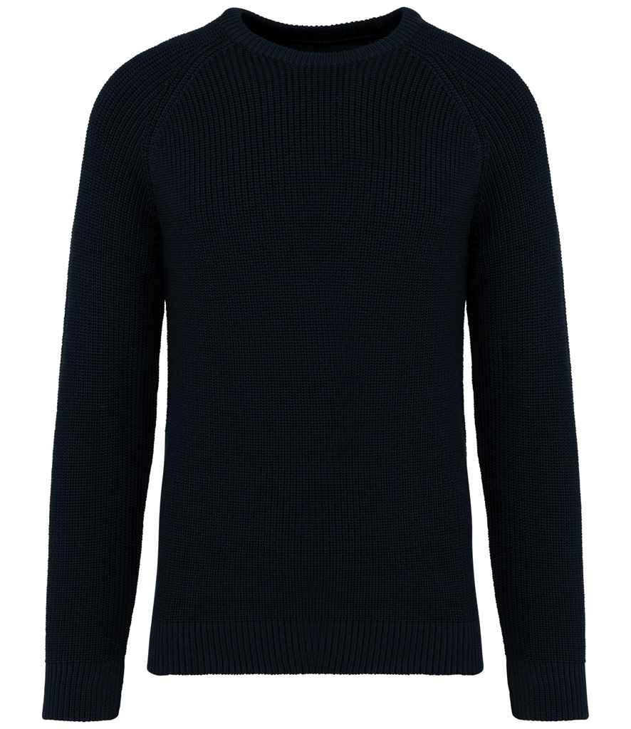 Organic & Recycled Polyester Chunky Knit Sweatshirt