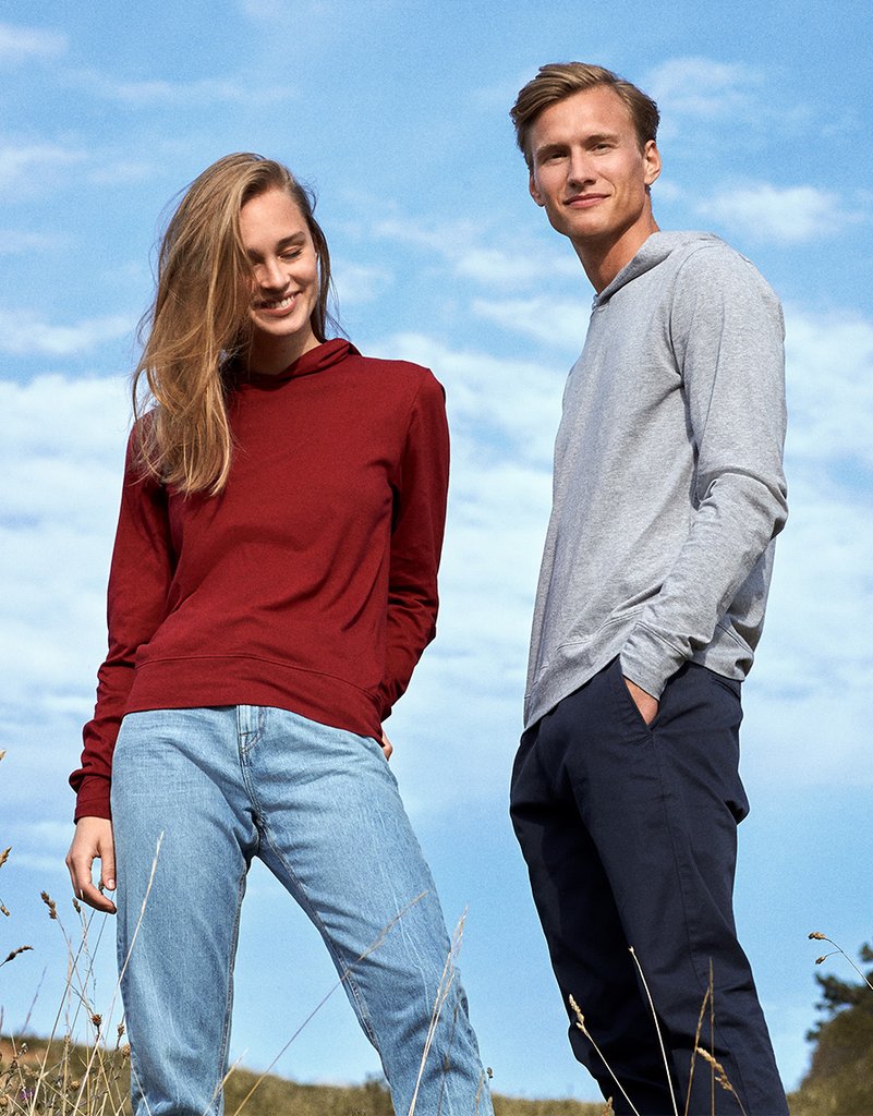 Fairtrade Organic T-shirt Hoodie: Unisex