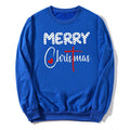 in stock Foreign Trade Cross-border Christmas Merry Christmas Printed Crewneck Sweat Autumn and Winter European and American Men's and Women's Tops