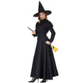 Amazon Halloween Stage Performance Cosplay Black Witch Magician Role-Playing Family Costumes