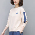 Round Neck Sweatshirt for Women 2024 Spring Small Hooded Sports Middle-Aged Mother Spring & Fall Tops Casual and Versatile