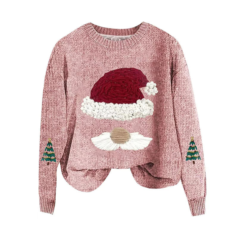 Ebay Amazon Autumn and Winter New European and American Christmas Sweater Loose Pullover Knitted Top All-match Casual Sweater
