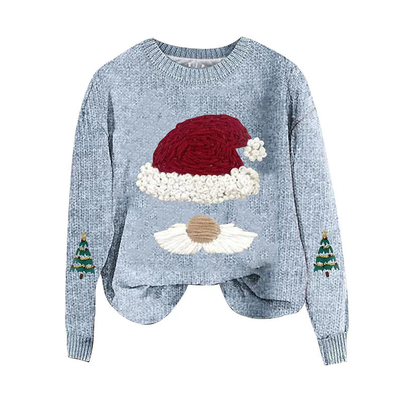 Ebay Amazon Autumn and Winter New European and American Christmas Sweater Loose Pullover Knitted Top All-match Casual Sweater