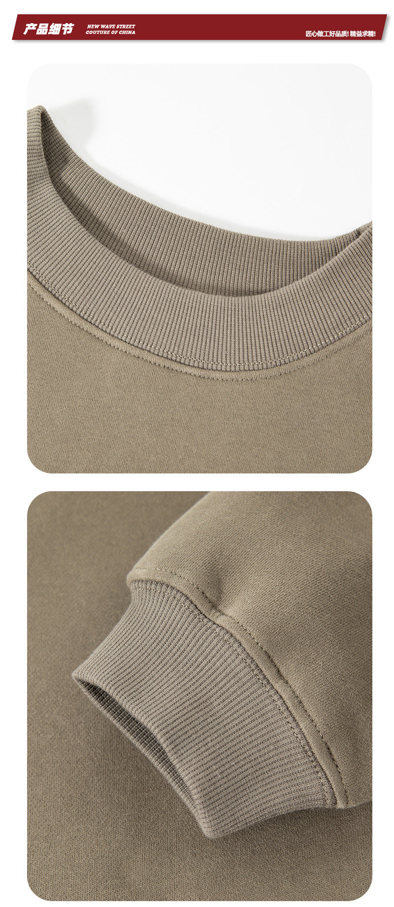 Cai Xiang Island Men's Clothing | Autumn and Winter 350g Dopamine Fleece Oversized Loose Trendy Brand Men's Sweatshirt and Pants Set