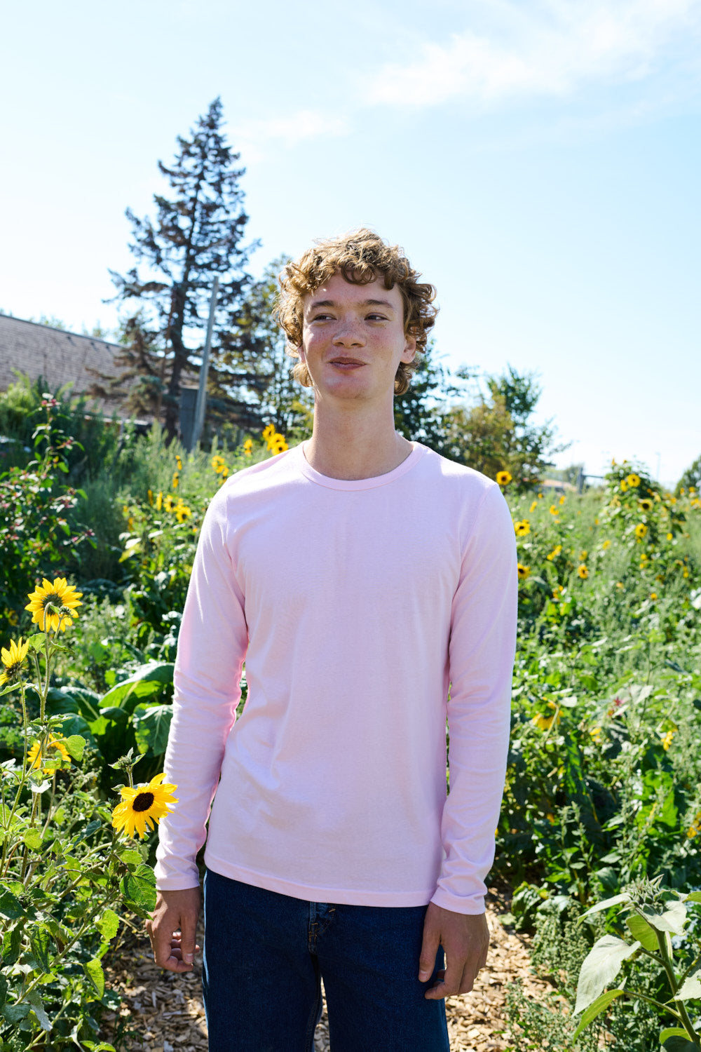 Fairtrade Organic Long Sleeve T-shirt: Mens