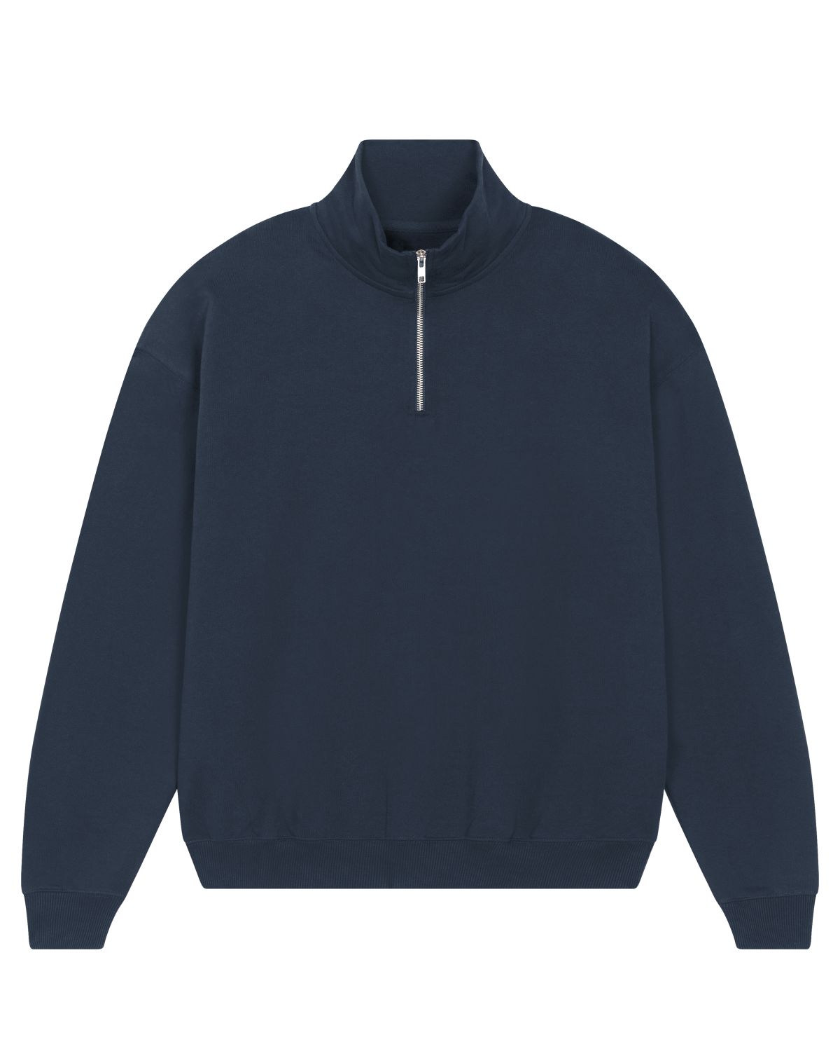 Organic Boxy Quarter Zip Sweatshirt: Unisex