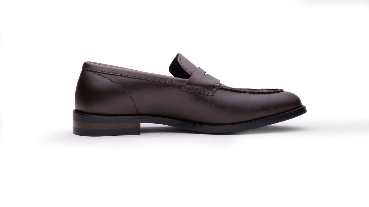 QUIVE London Perth Men's Leather Penny Loafers