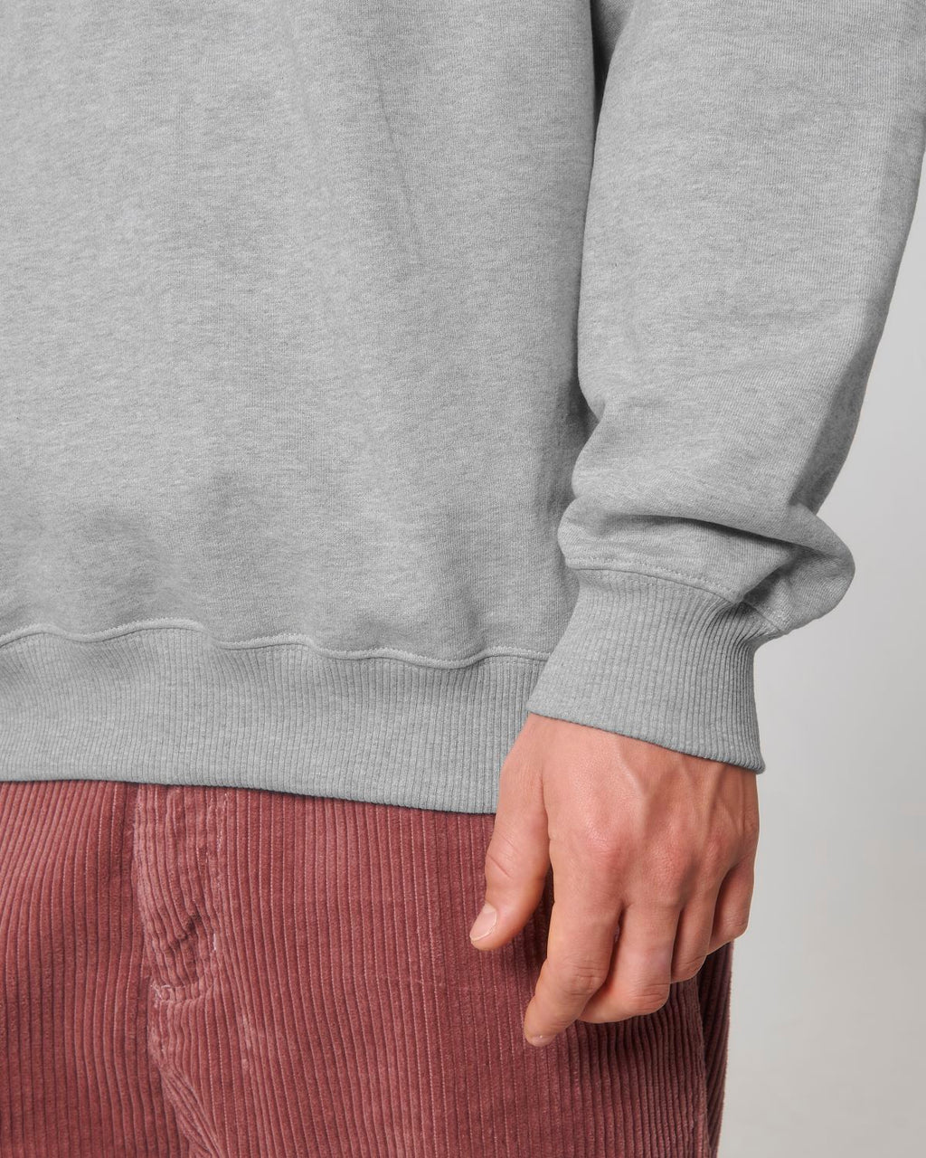 Organic Boxy Quarter Zip Sweatshirt: Unisex