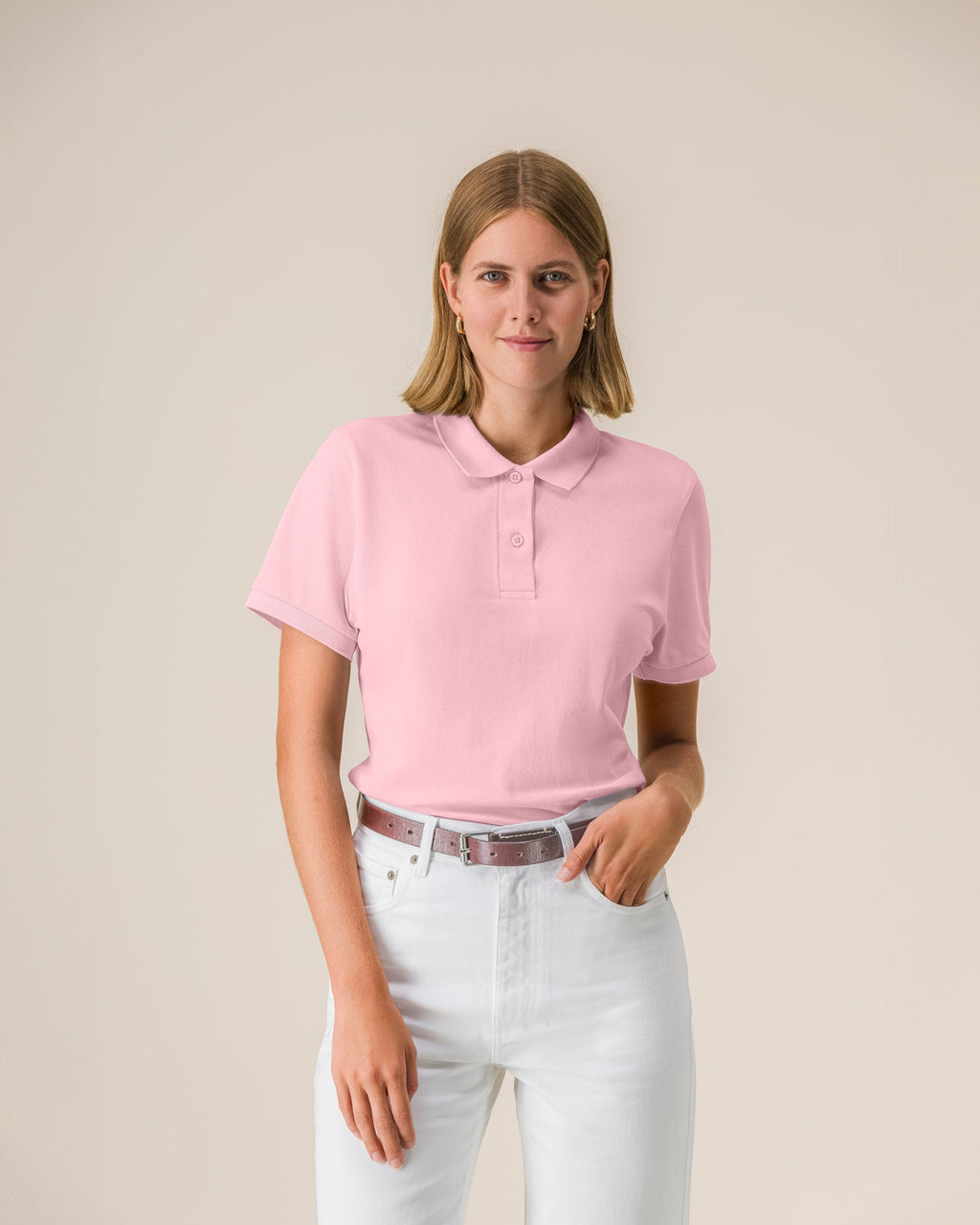 Organic Lightweight Polo Shirt: Womens