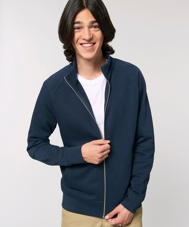 Organic Zip-Through Sweatshirt: Mens