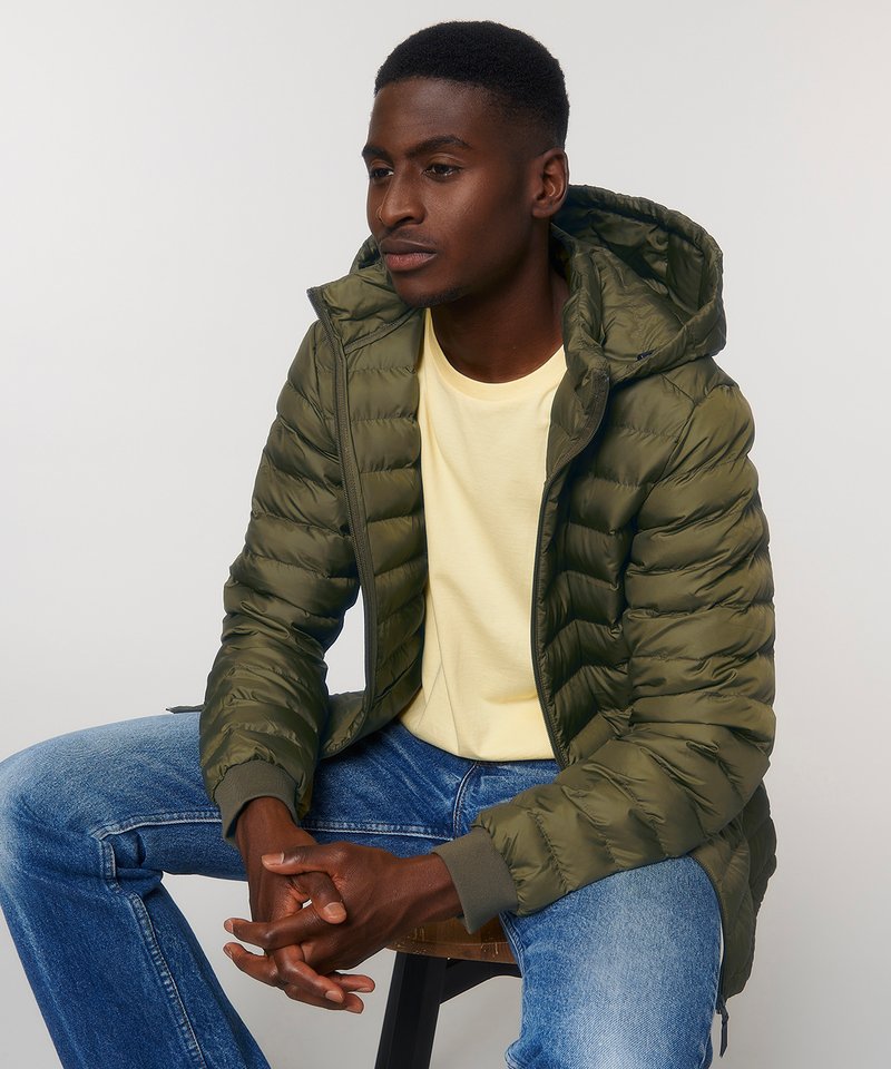 Recycled Polyester Puffer Jacket: Mens