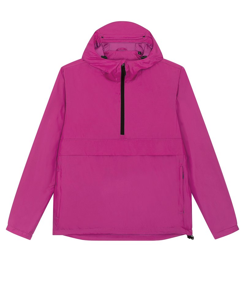 Recycled Polyester Zip Neck Anorak: Unisex