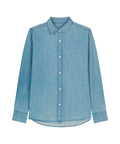 Organic Cotton Long Sleeve Denim Shirt: Womens