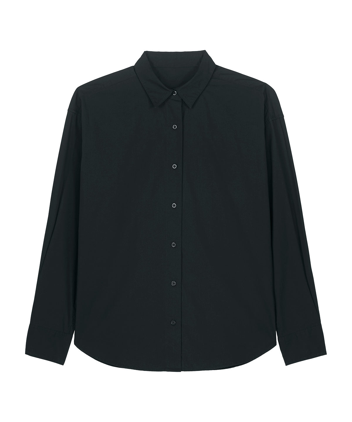 Organic Poplin Long Sleeve Shirt: Mens