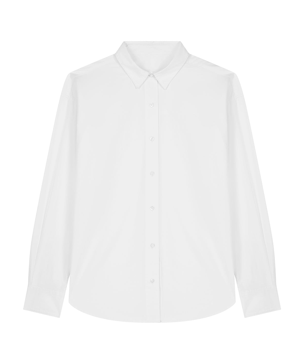 Organic Poplin Long Sleeve Shirt: Mens