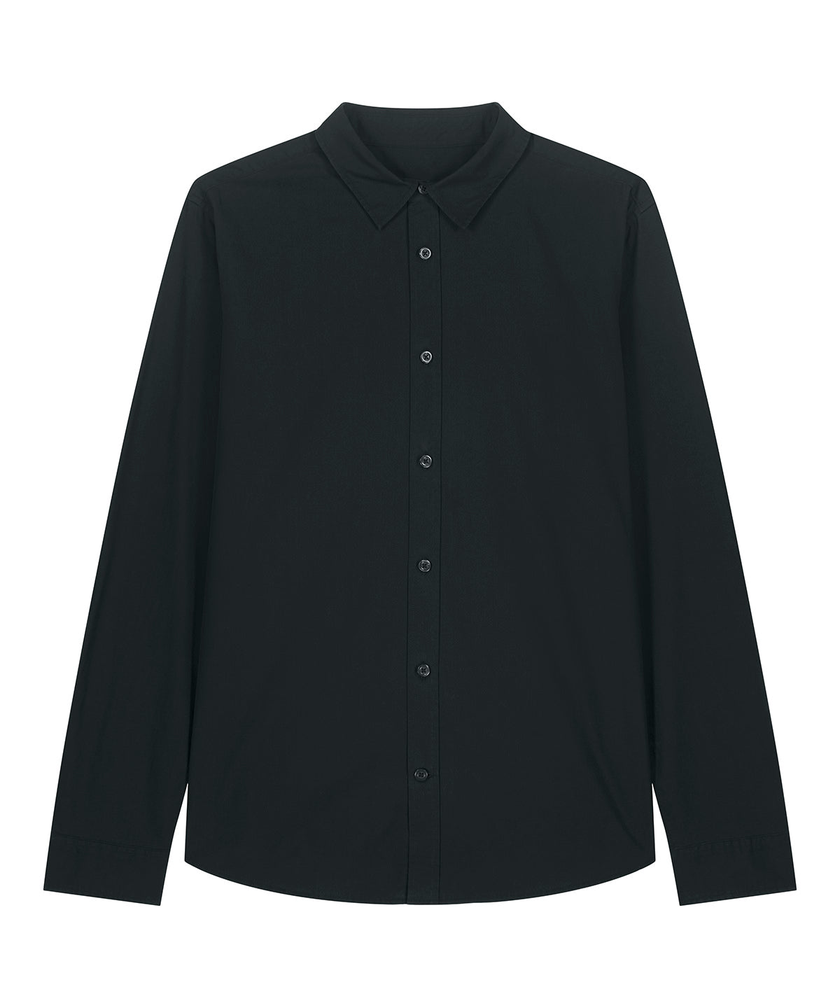Organic Poplin Long Sleeve Shirt: Womens