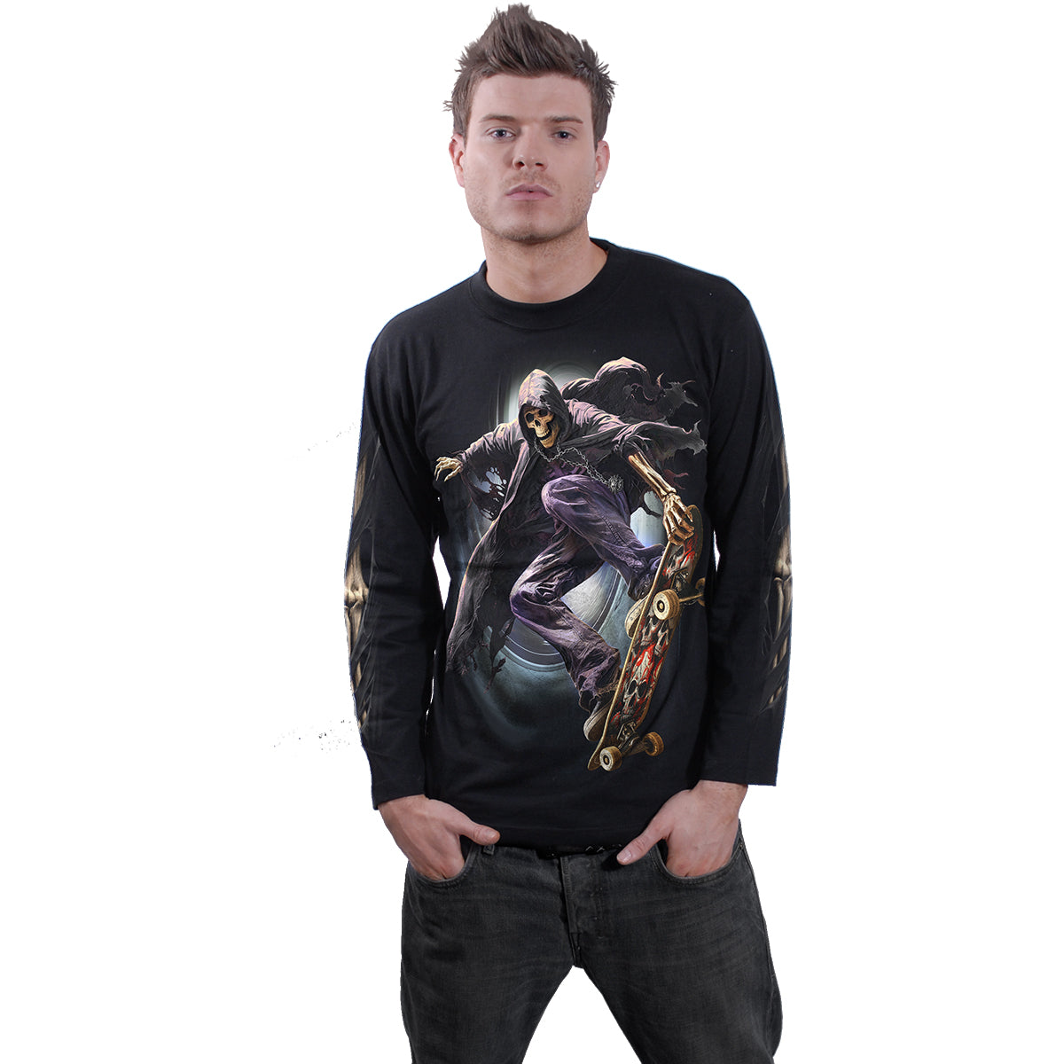 SOUL BOARDER - Longsleeve T-Shirt Black