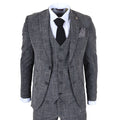 IM33 - Men's Black 3 Piece Tailored Fit Suit