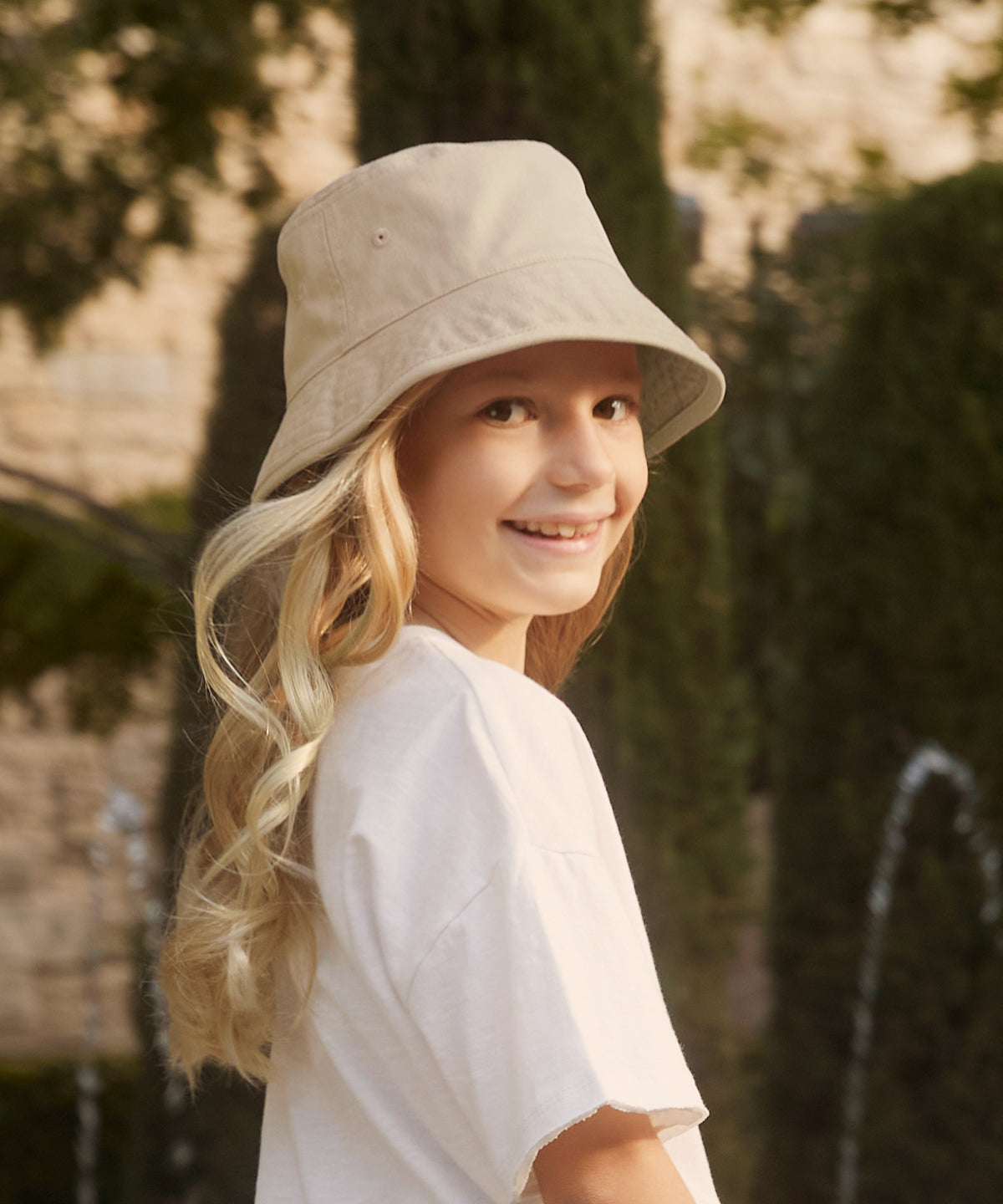 Kids Organic Cotton Bucket Hat