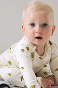 Lemon Print Romper 100% Cotton