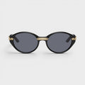 Acetate Cannes Sunglasses Black Gold