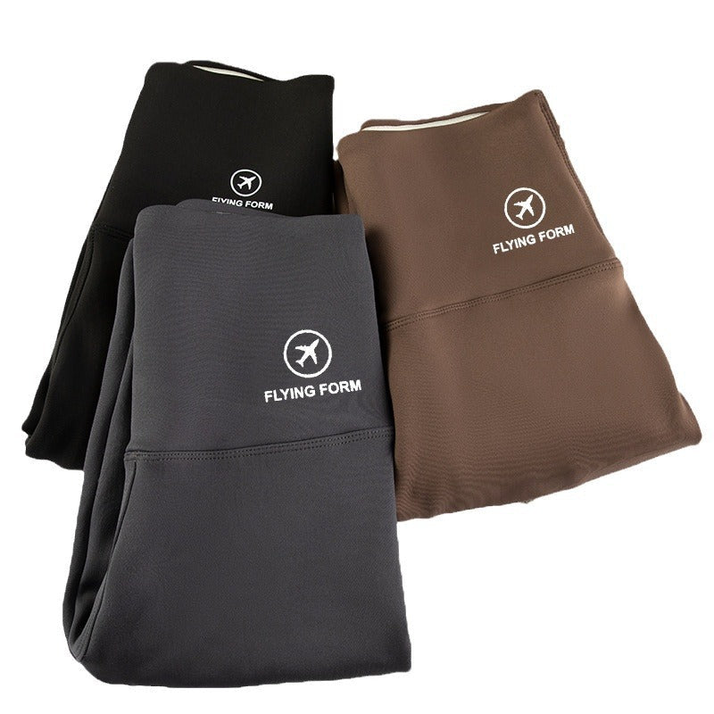 Women's Thick Sweatpants - High Waist Autumn Winter Casual Sport Trousers