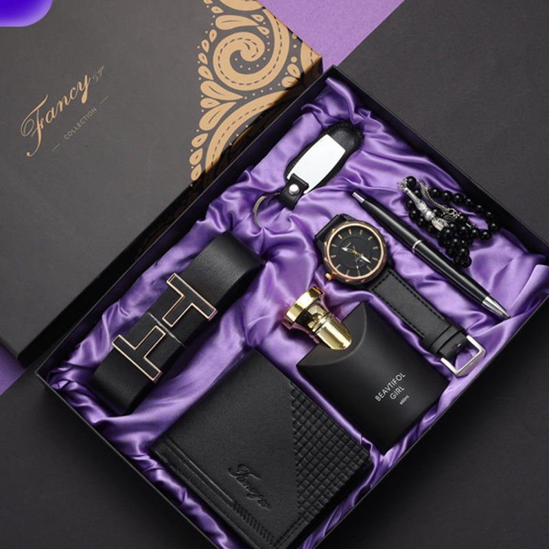 Men's Gift Set - Belt and Wallet Gift Box for Boyfriend, Christmas or Valentine's Day