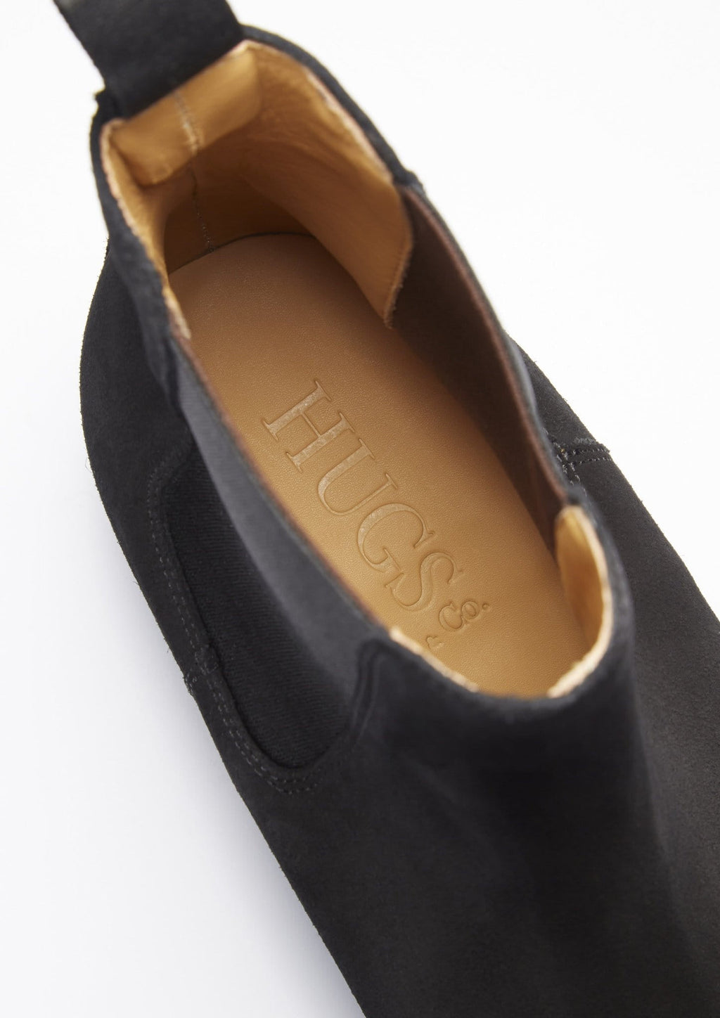 Black Suede Chelsea Boots, Welted Leather Sole