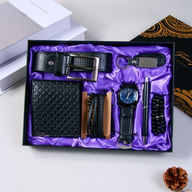 Men's Gift Set - Belt and Wallet Gift Box for Boyfriend, Christmas or Valentine's Day