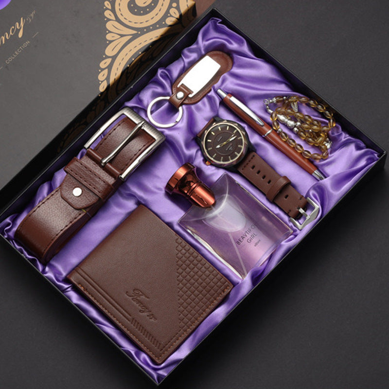 Men's Gift Set - Belt and Wallet Gift Box for Boyfriend, Christmas or Valentine's Day