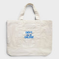 Logo-Print Cotton-Corduroy Tote Bag White