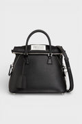 Maison Margiela Mini 5AC Grained Leather Top Handle Bag Black