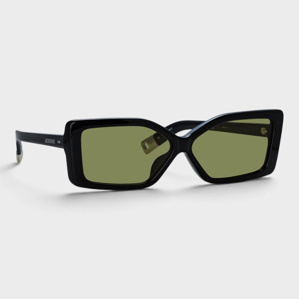 Linda Farrow Spiaggia Sunglasses Black Silver