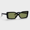Linda Farrow Spiaggia Sunglasses Black Silver