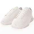 Lavair Linear 2.0 Womens Chunky Trainers Leather White Black Sneakers UK 5 EU 38