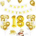 Birthday Balloons Set Number 18 21 30 40 50 Party Decorations Banner Kit