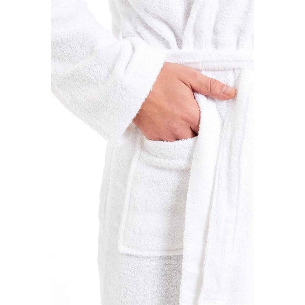Toro Rocco Men's Bamboo Hooded Bath Robe Towelling Gown Quick Dry Ultra Absorbent Cotton Cosy Super Soft Robe